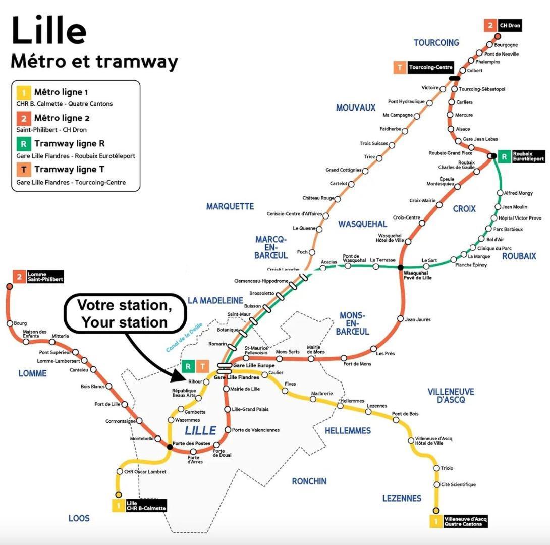 Charming 60M2 Apartment Lille Eksteriør bilde